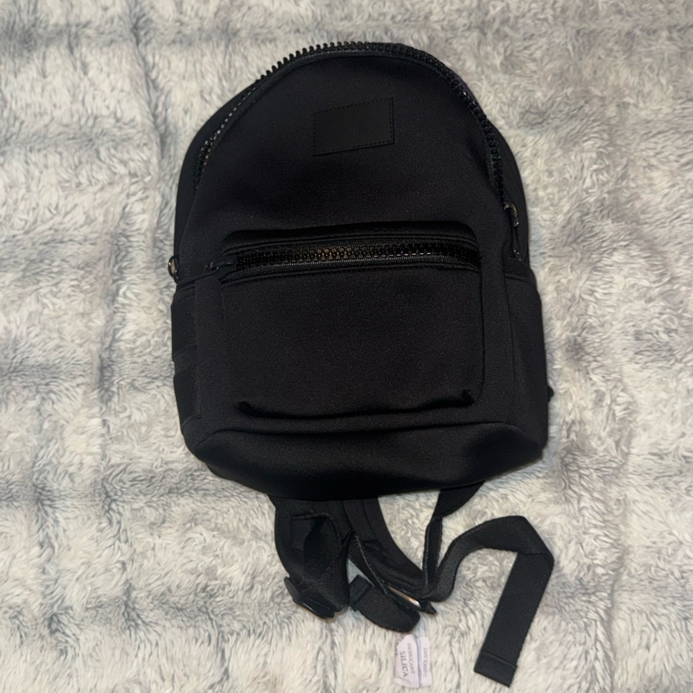 Dagne Dover Small Dakota Neoprene Backpack in color Onyx - Picture 3 of 6